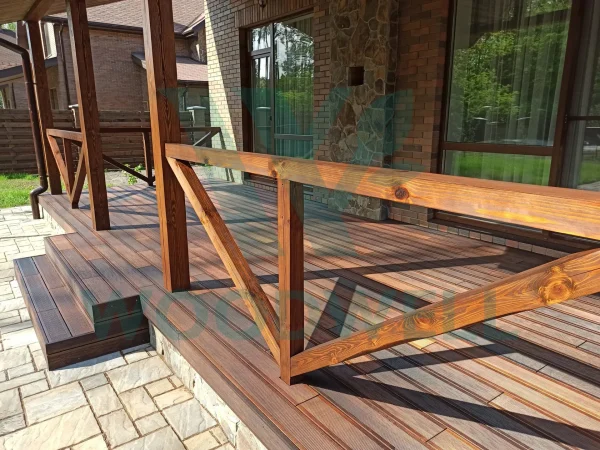 Фото товаруТерасна дошка ДПК Porch Multi 3D Multi Coffee композитна 23х146х3000